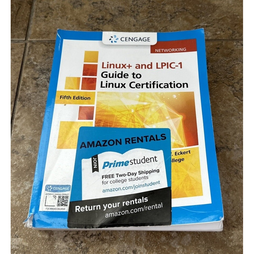 MindTap Course List Ser.: Linux+ and LPIC-1 Guide to Linux Certification by...